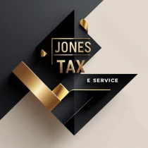 Geometric tax service logo design
